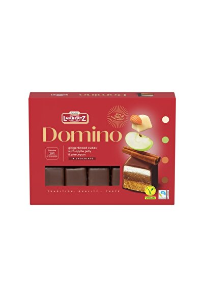 Lambertz Domino Chocolate Gingerbread Candies 175 G