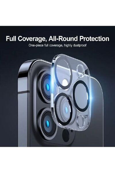 no markte Tempered Glass Camera Lens Protector for Apple iPhone 15 Pro Max / 15 Pro — Anti-Flash Reflection