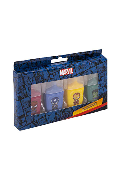 Marvel Set of 4 Avengers Colored Markers for Kids