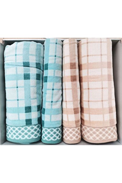 Özdilek WEAVE BEŽ-ZELENI NAJBOLJI SET ZA KUPATILU