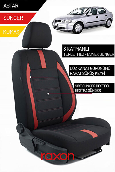 Raxon غطاء مقعد السيارة من الريش التايلاندي متوافق مع السيارات ذات المقاعد 2+...
