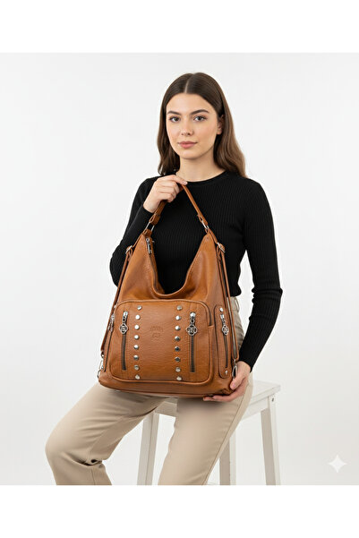 Kılinkır MODEL CASUAL, PIELE MOALE DE CALITATE, CU BUCĂTĂ LATERALĂ, MULTIPLE COMPARTIMENTE, GEANTĂ DE SPATE ȘI GEANTĂ DE UMăr DE DIMENSIUNE MARE