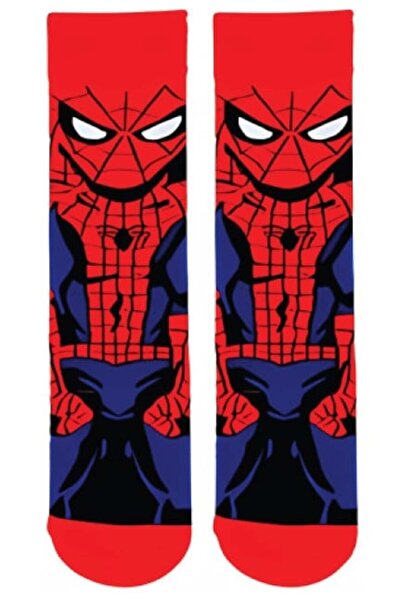 CARNAVAL SOCKS Örümcek Adam Desenli Renkli Çorap