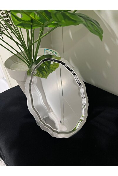 Fabrication صينية تقديم القهوة الفولاذية البيضاوية بتصميم مموج وصينية تقديم ا...