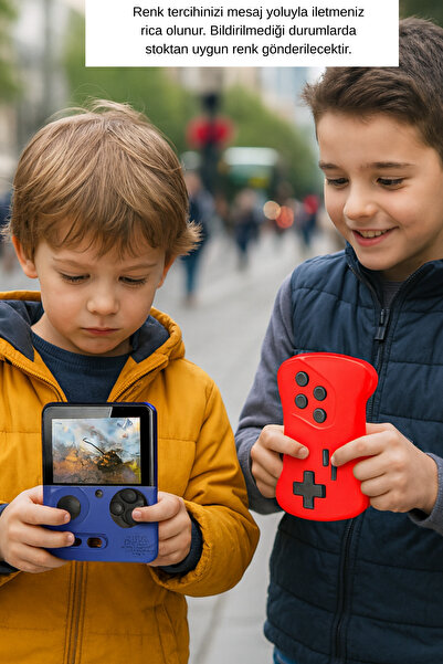 TOYFEST 2 KİŞİLİK T3 Retro Oyun Konsolu – 500 Oyunlu Taşınabilir Mini Game Pl...
