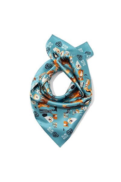 All We Need Is Pets Atâtea bandane de mătase albastră atât de drăguțe pentru câini și iubitori de animale de companie