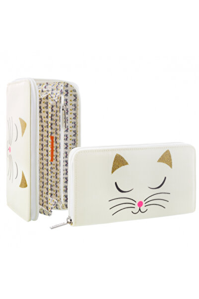 Pylones Cüzdan - Voyage White Cat