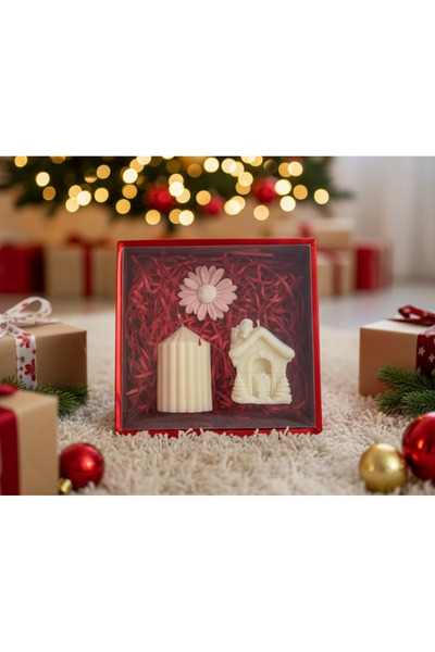 Herum Set de 3 lumânări parfumate, FĂCUTE MANUAL, ceară de soia, fitil de bum...