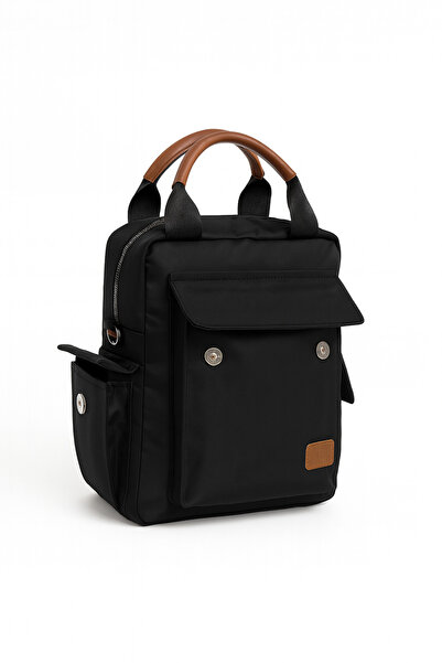 Av A Dos Women's Backpack and Shoulder Bag Mother Baby Care Bag Daily Backpack with Side and Front Pockets