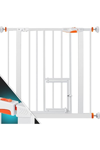 Kidiz Stair access gate No drilling 74-87 cm, Orange