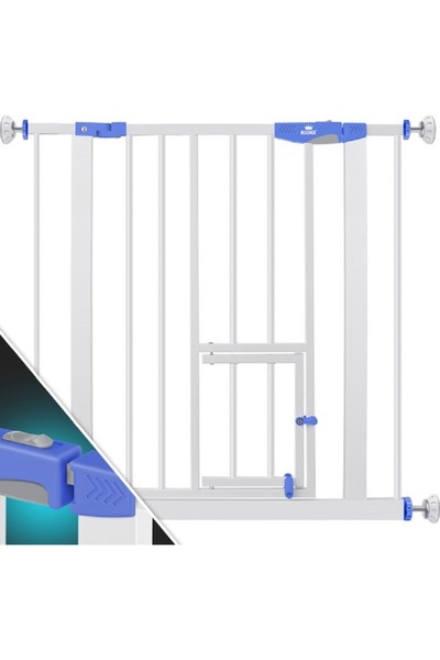 Kidiz Poartă de acces pentru scări 74-87 cm, Albastră