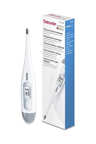 Beurer White Electronic Thermometer Model FT09 Professional Digital Thermometer (Original Agent)