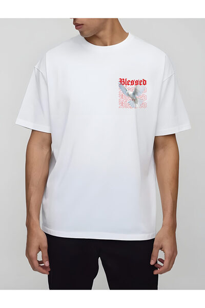 AktualWear Tricou Oversize „BLESSED SOCIETY”
