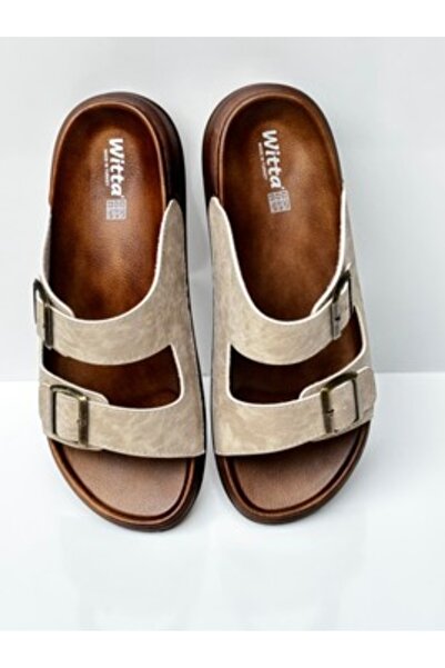 Witta Beige Men's Slippers