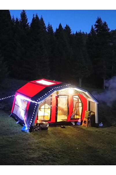 farrioutdoor FARRI OUTDOOR Şişme Çadır 6-8 kişi 10m2 ARENA MLODEL Kırmızı renk