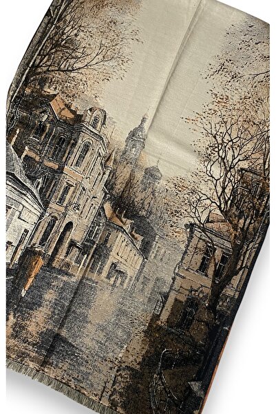 GOX Old Istanbul Oil Painting Shawl