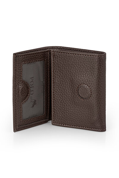 Polo Air Flexible Belt Magnetic Wallet Men's Combination Set Brown Color M-05-K