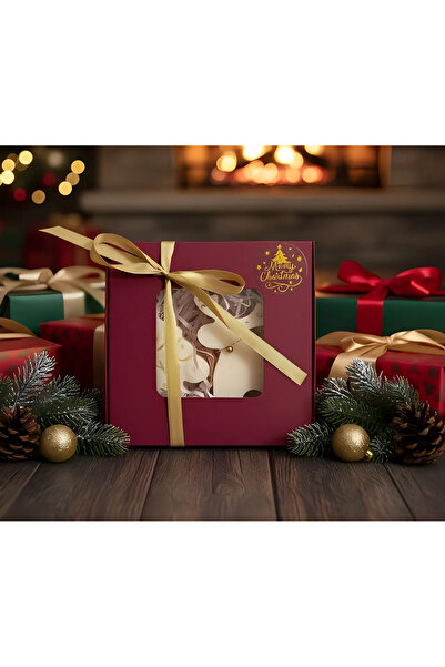 Herum Set of 2 scented candles, HANDMADE, soy wax, cotton wick, Reindeer and Fir, 8 cm