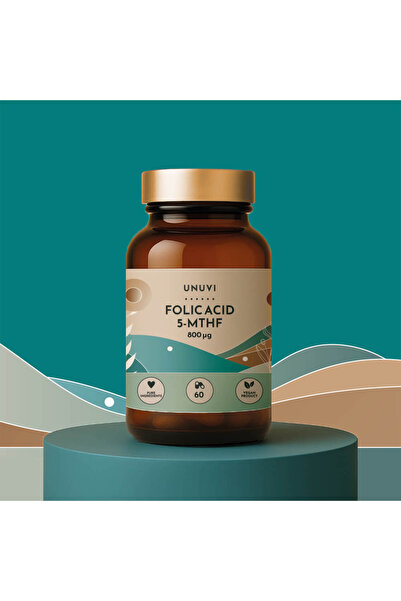 UNUVI - Folic Acid Methylated 5-MTHF 800 mcg | 60 vegetarian capsules