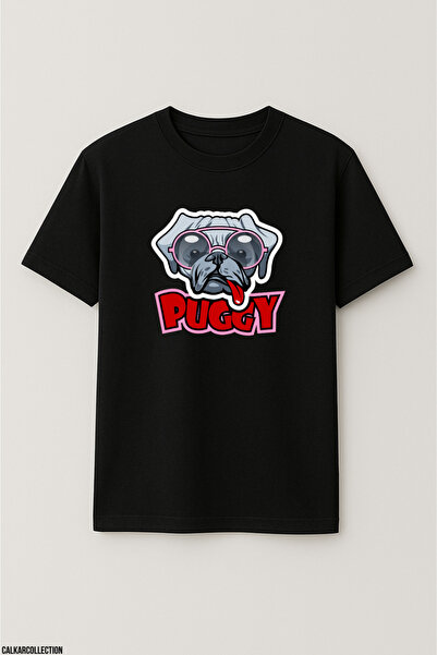 CALKARCOLLECTION تيشيرت للجنسين قصة فضفاضة بوجي دوج