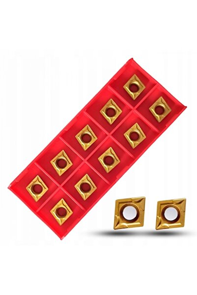 Silver 10-piece Carbide Turning Inserts Set CCMT09T304 (S12031)