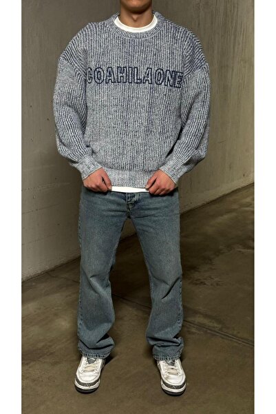 MR.FREGOLİ COAHILAONE Melanj Oversize Triko Kazak