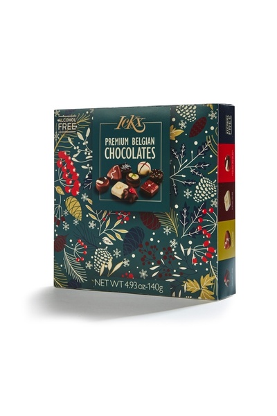 ICKX Belgian Christmas Chocolate Pralines 145g