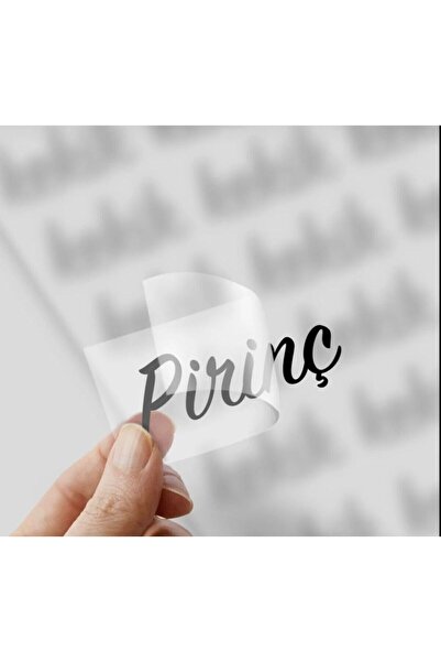 blshomee Kavanoz Etiketi 30'lu Bakliyat Seti Sudan Etkilenmez Bakliyat Etiketi