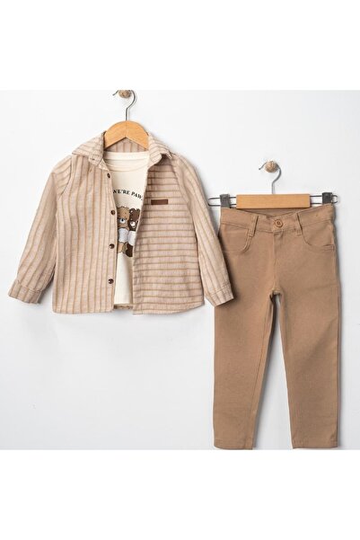 Kids Ayıcık Baskılı 3Lü Takım