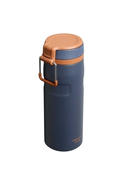Stanley The Iceflow Twist Flip Thermos 0.47 Lt Thermos Mug Camping Flask Dark Blue