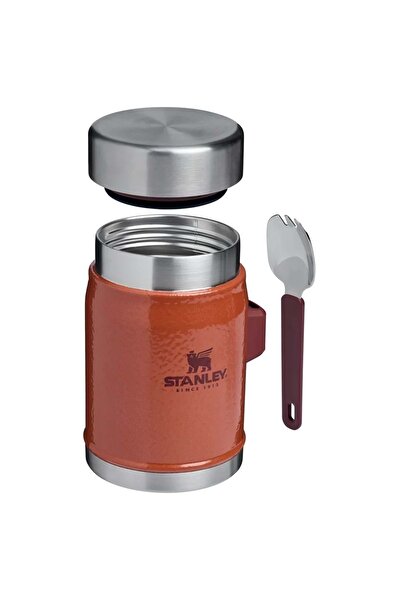 Stanley Classic Legendary Food Thermos with Spoon 0.4L Thermos Camping Flask Brown