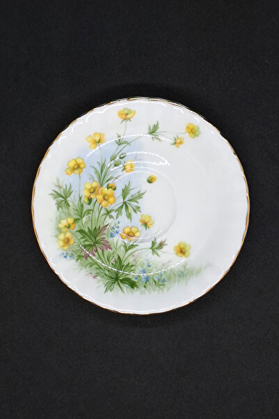 Royal Albert Sunnyside Porcelain Double Coffee Cup and Saucer 2 Pieces 120 ml