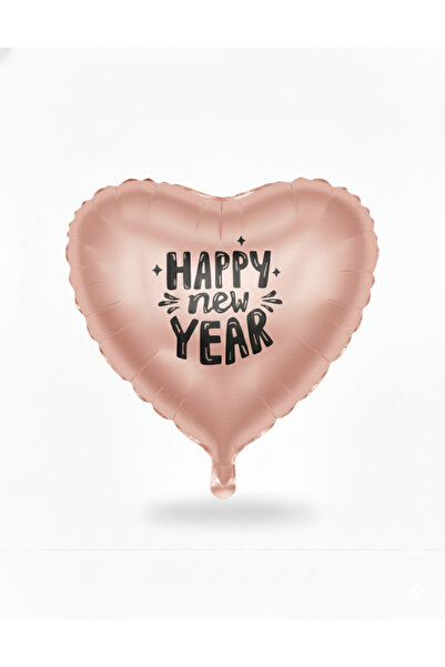 Organizasyon Pazarı Happy New Year Christmas Tree Party Ornament Heart & Star Foil Balloon Decor