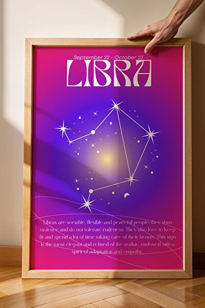 Saturn Tabel înrămat cu semnul zodiacal Balanții Aura Culorile energiei Simbo...