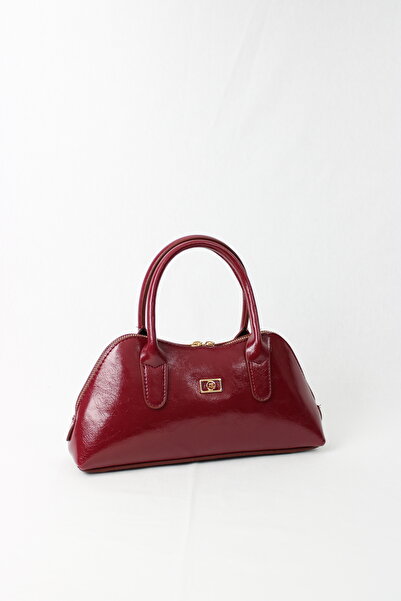 mossi Crinkled Patent Leather Women's Hand and Shoulder Bag Elegant, Stylish and High-Quality