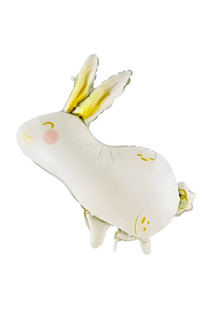 Öztürkpartievi White Rabbit Foil Balloon