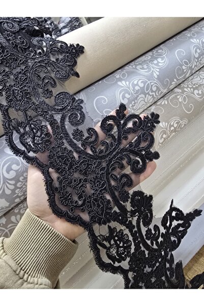 Fransizdantel Siyah İthal Dantel 14 m