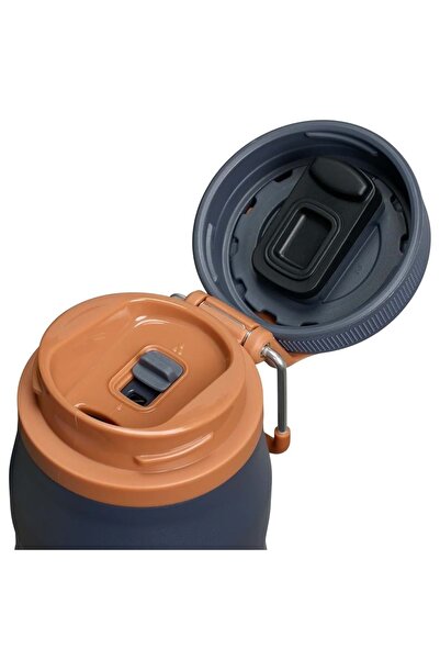 Stanley The Iceflow Twist Flip Thermos 0.71 Lt Thermos Cup Camping Flask Dark Blue