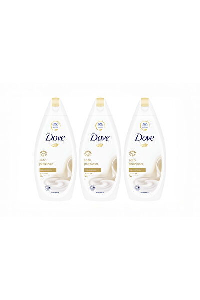 Dove Pack of 3 x Seta Preziosa bath foam 750ml
