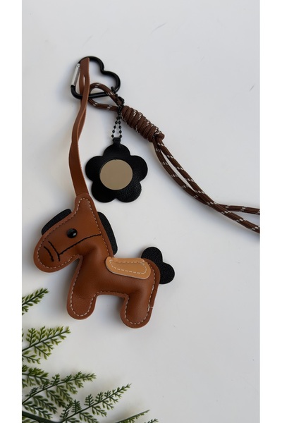 EG-BAGSS Mirror Horse Bag Accessory, Charm, Keychain