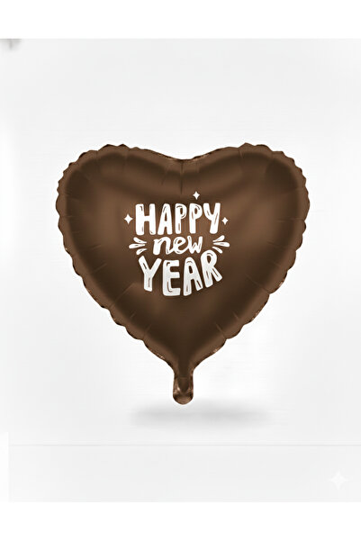 Organizasyon Pazarı Happy New Year Christmas Tree Party Ornament Heart & Star Foil Balloon Decor