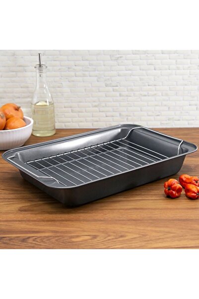 PUFO Oven Tray with Removable Grill- Ideal for Roasts, Oven-Baked Vegetables and Healthy Home Cooking