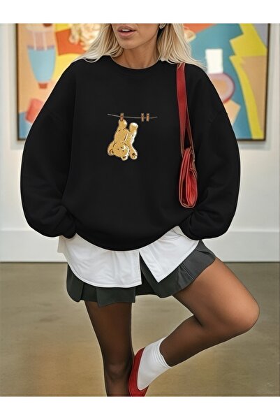 ArtYus Tricou unisex cu mânecă lungă AYICIK Transfer cu imprimeu Mărime mare ...