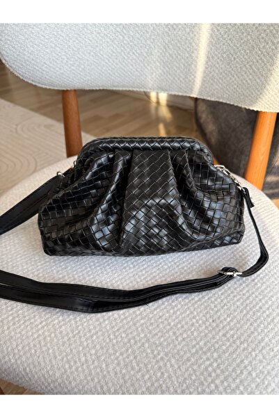 melecco В'язана деталізована поштова сумка / клатч | Елегантна сумка через плече