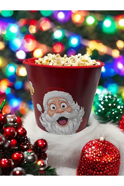 Titiz Plastik Christmas Themed Popcorn Bucket 2200ML