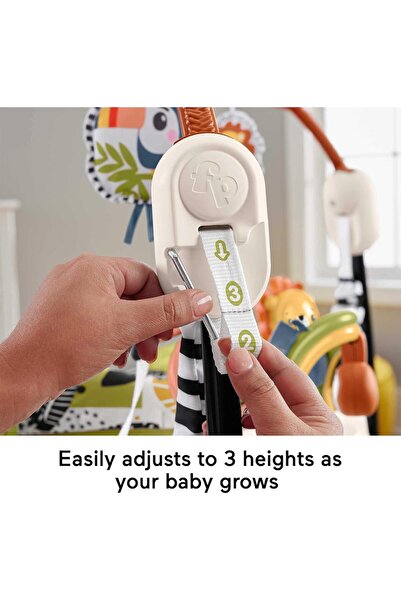 Vichema Tech Children's Jumper, 360 Rotation, Adjustable Height, Black, 77x78cm, for 6 months+