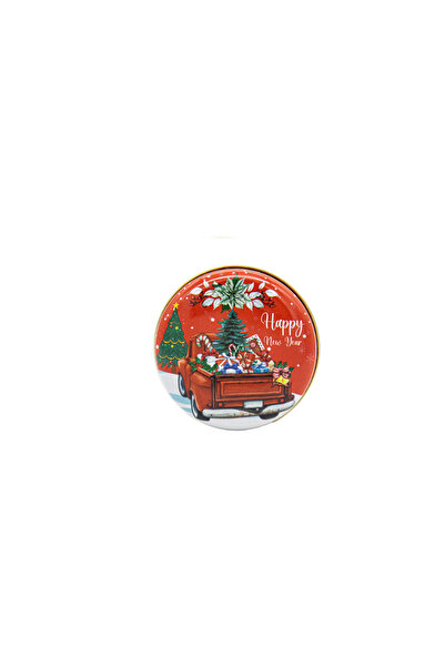 MERGAF Christmas Themed Metal Box Tin Box 9 Pieces