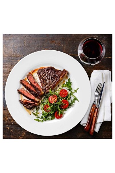 DEER Fine white porcelain serving dishes, 6 pieces. Scratch-resistant and dishwasher safe.