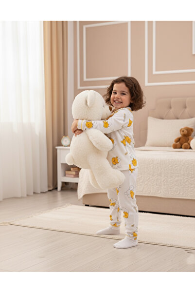 Bebelove Baby Boy and Child Pajama Set Cute Teddy Bear Buttoned down