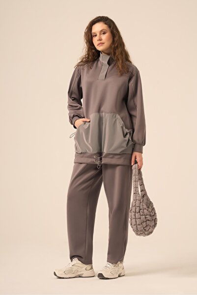 FTZ WOMEN بدلة سكوبا سباندكس للسيدات باللون الرمادي 31266